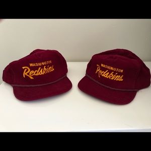 2 Vintage 80’s Redskins Snapbacks